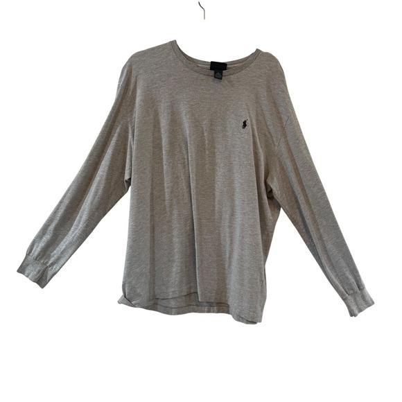 Polo Ralph Lauren Other - Polo Ralph Lauren Mens XL Grey Long Sleeve T-Shirt Pony Logo Cotton Blend